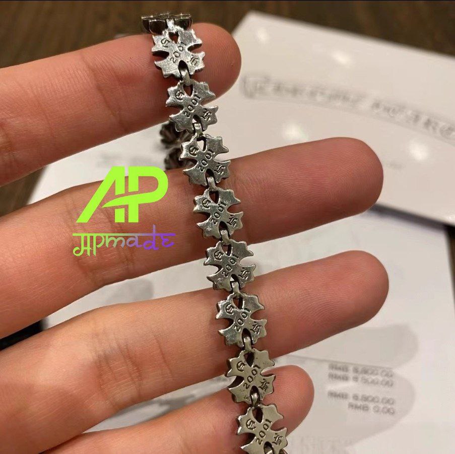 Chrome Hearts Cross Flower Insert Bracelet