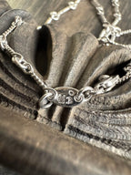 Chrome Hearts Cross Stacks Necklace with Diamonds