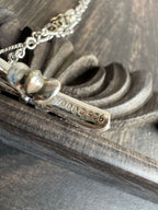 Chrome Hearts Cross Stacks Necklace with Diamonds