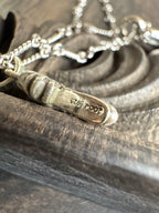 Chrome Hearts Cross Stacks Necklace with Diamonds