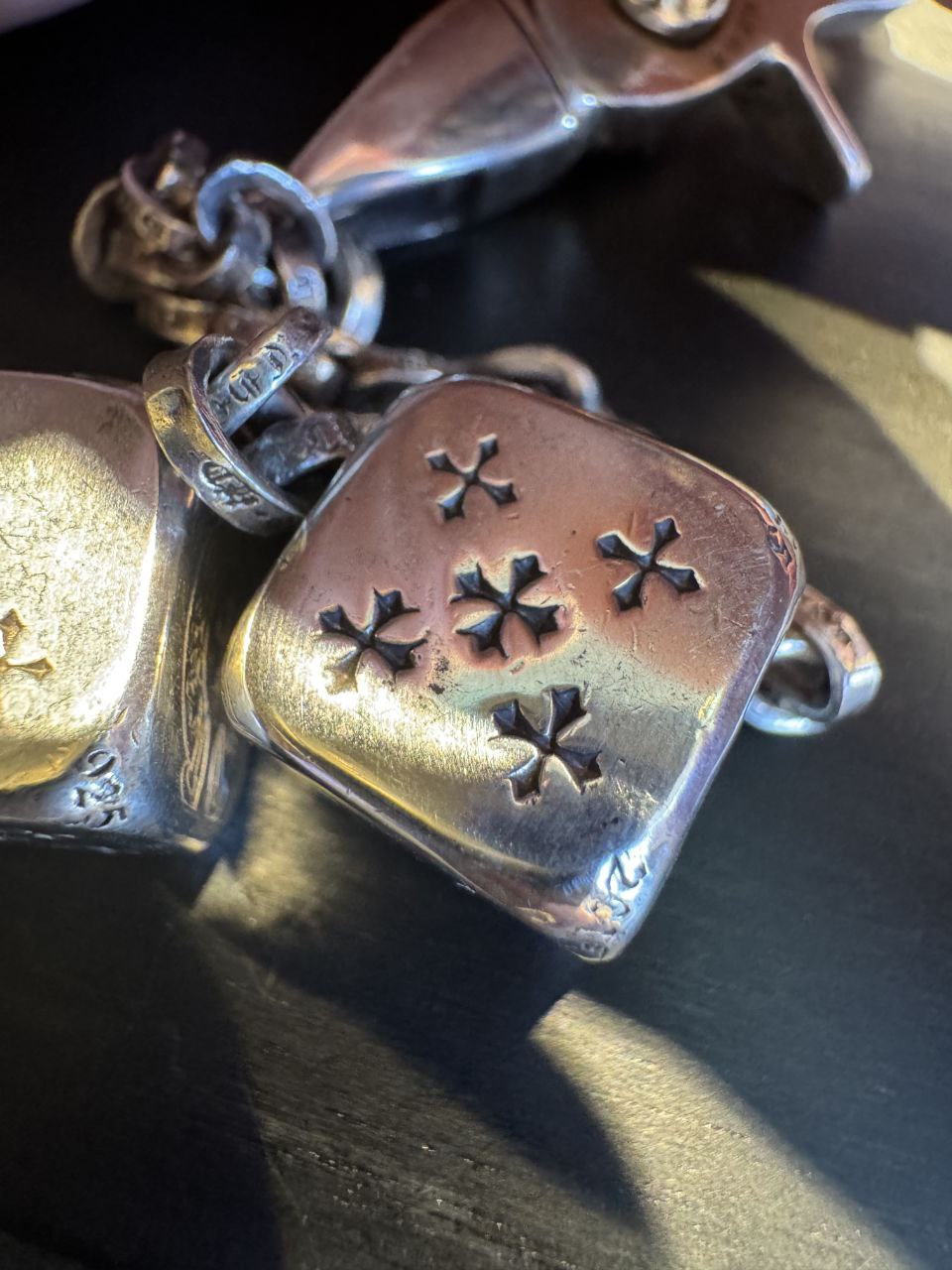 Chrome Hearts Dice Keychain