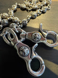 Chrome Hearts Double Clasp Ball Wallet Chain