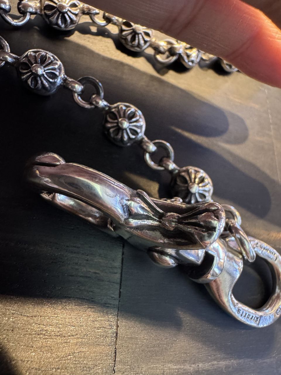 Chrome Hearts Double Clasp Ball Wallet Chain