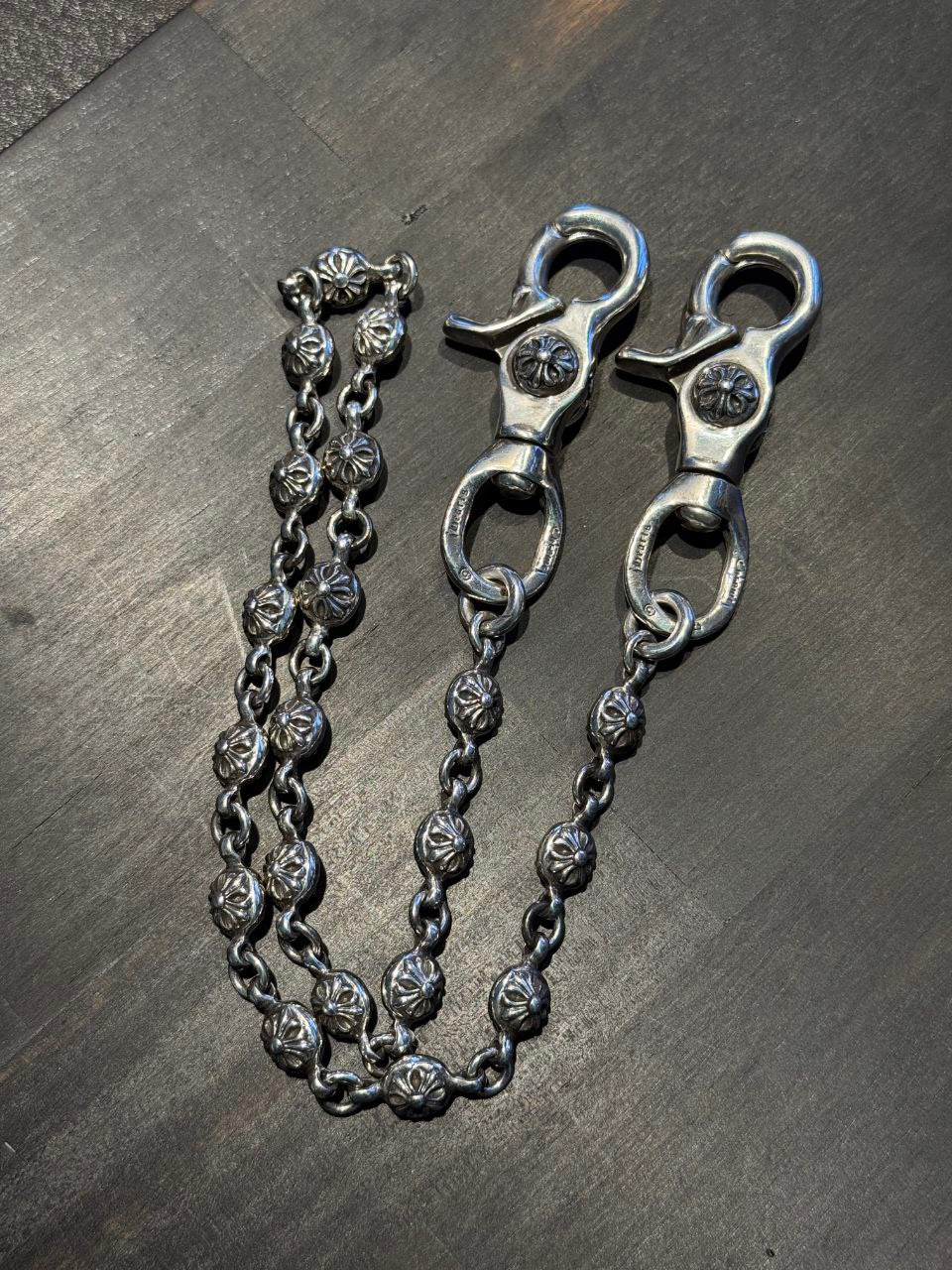 Chrome Hearts Double Clasp Ball Wallet Chain