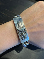 Chrome Hearts ID Single Sword Smooth Polished Bracelet