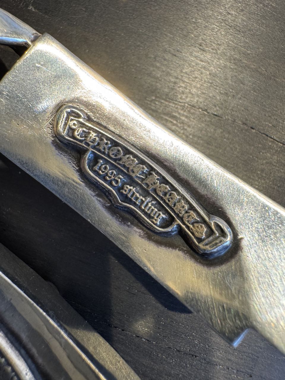 Chrome Hearts ID Single Sword Smooth Polished Bracelet