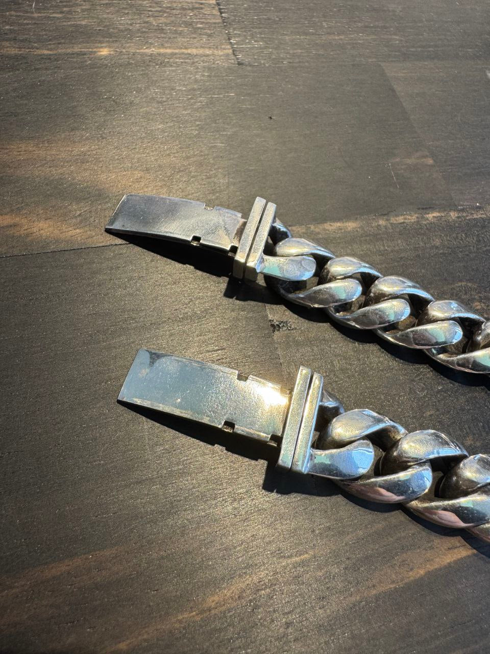 Chrome Hearts ID Single Sword Smooth Polished Bracelet