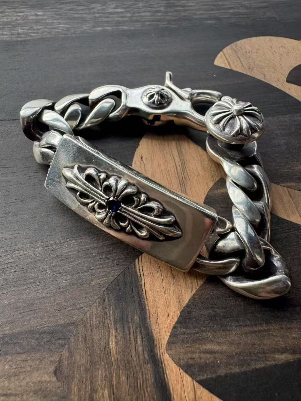 Chrome Hearts Rare Floral ID Bracelet Fancy x Clip (Japan Exclusive)