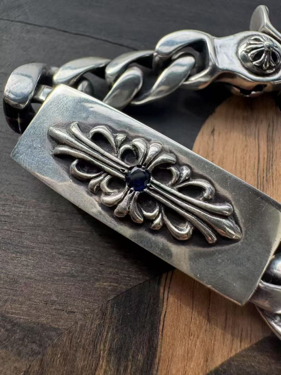 Chrome Hearts Rare Floral ID Bracelet Fancy x Clip (Japan Exclusive)