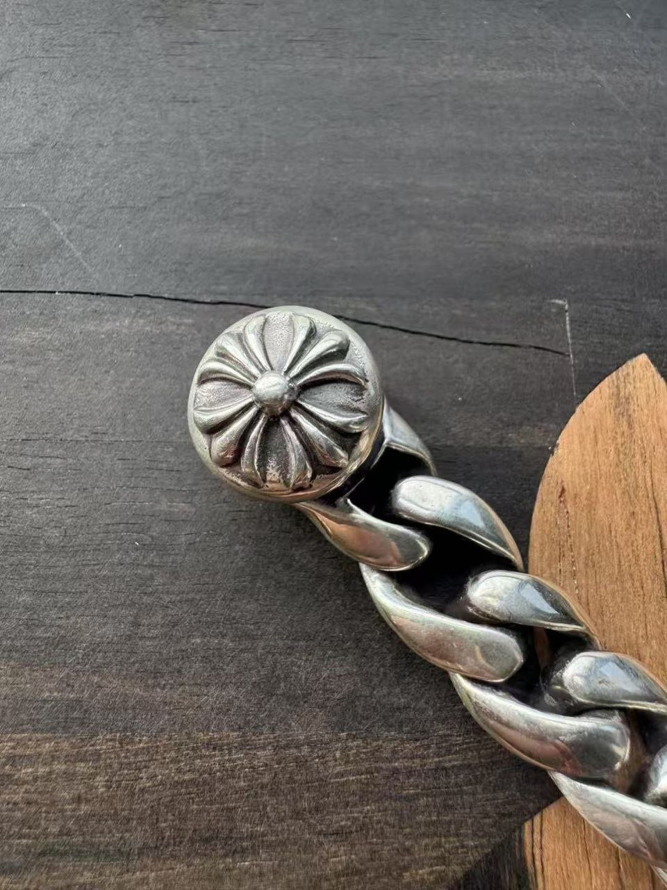 Chrome Hearts Rare Floral ID Bracelet Fancy x Clip (Japan Exclusive)