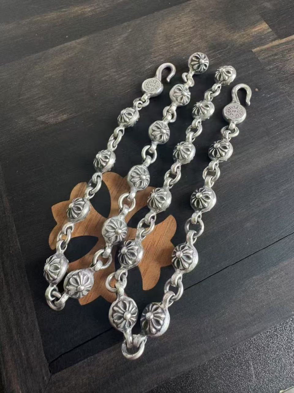 Chrome Hearts Floral Wallet Chain