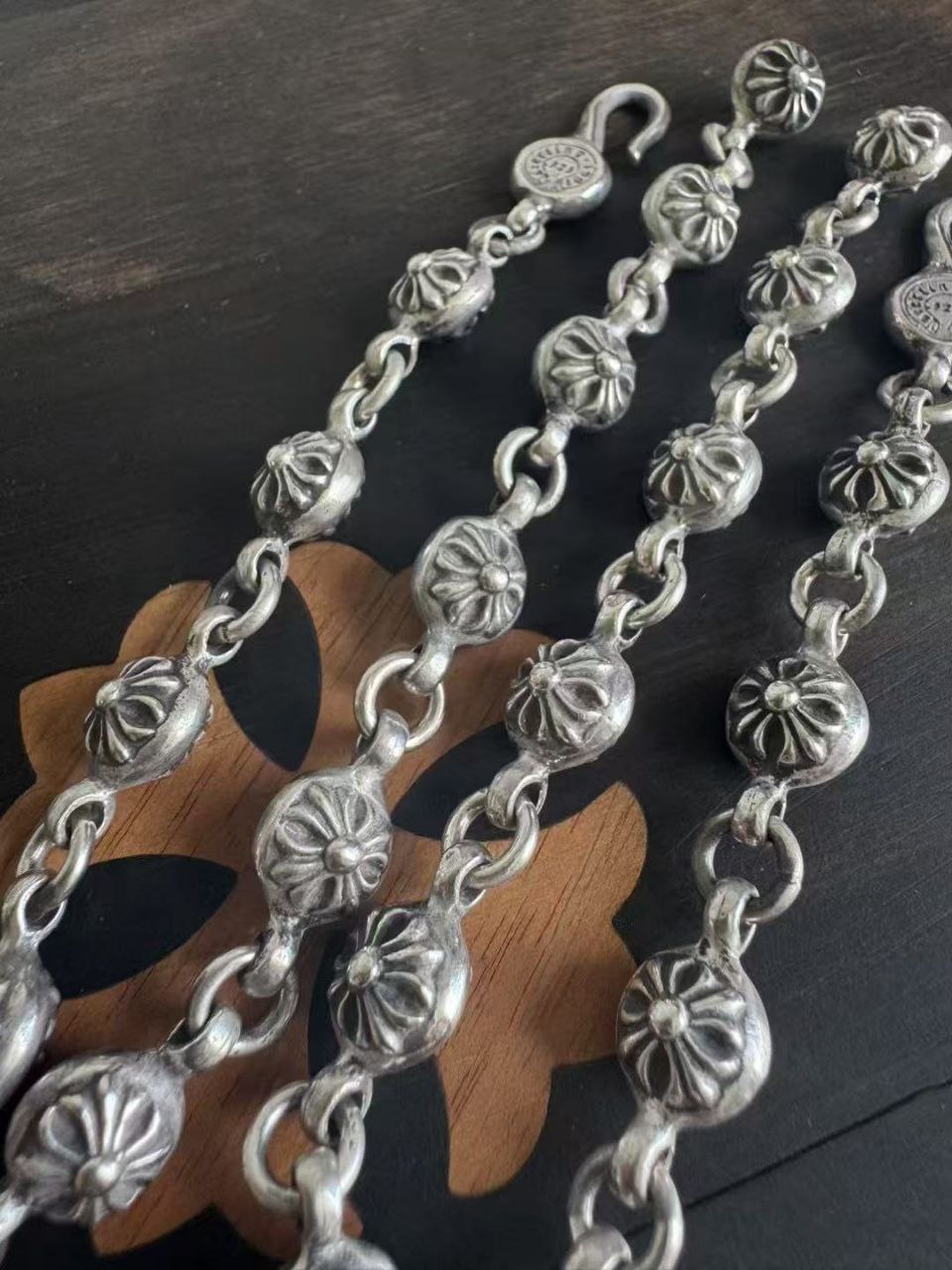 Chrome Hearts Floral Wallet Chain