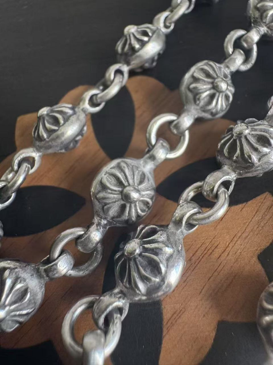 Chrome Hearts Floral Wallet Chain