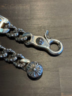 Chrome Hearts ID Floral Cross Fancy Chain Watch Bracelet