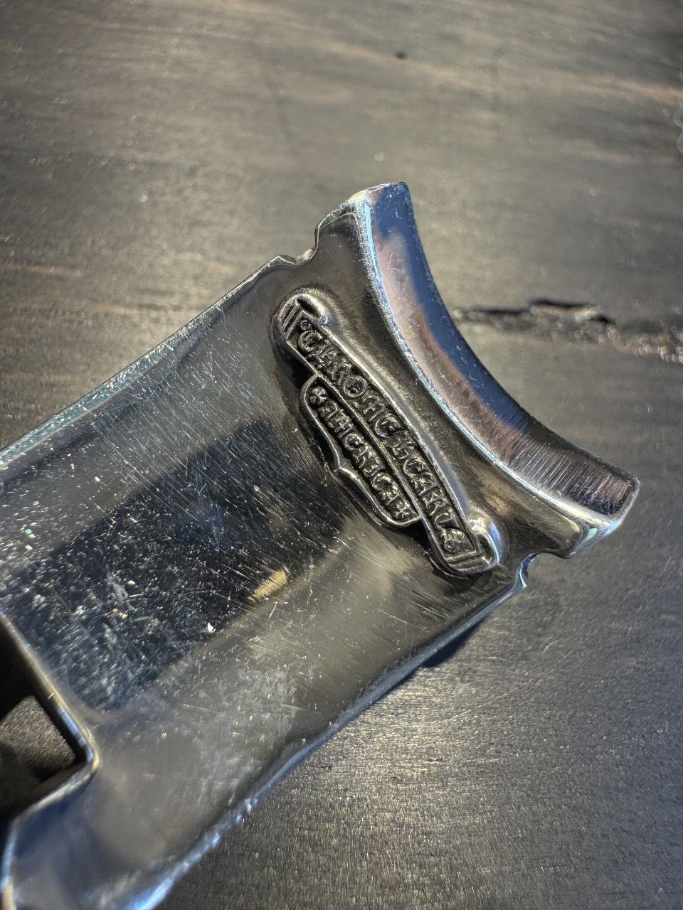 Chrome Hearts ID Floral Cross Fancy Chain Watch Bracelet