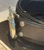 Chrome Hearts Leather Burial Belt