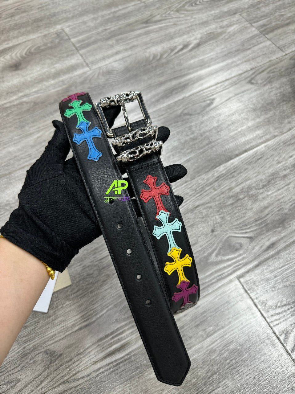 Chrome Hearts Roller Leather Belt