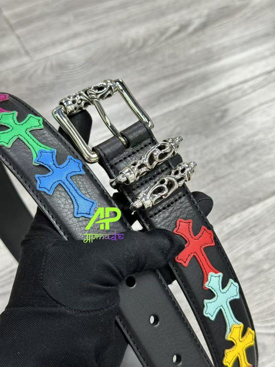 Chrome Hearts Roller Leather Belt