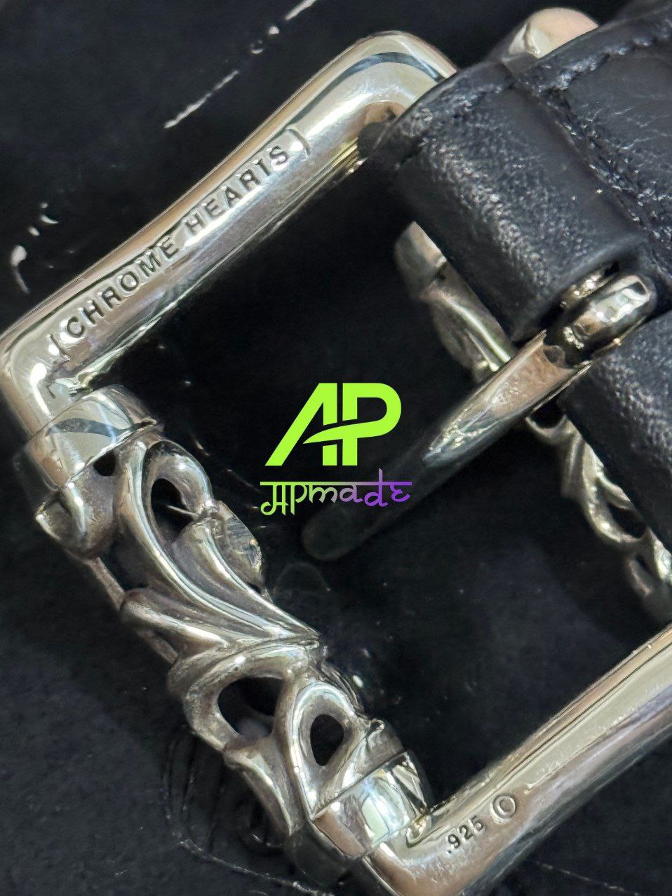 Chrome Hearts Roller Leather Belt