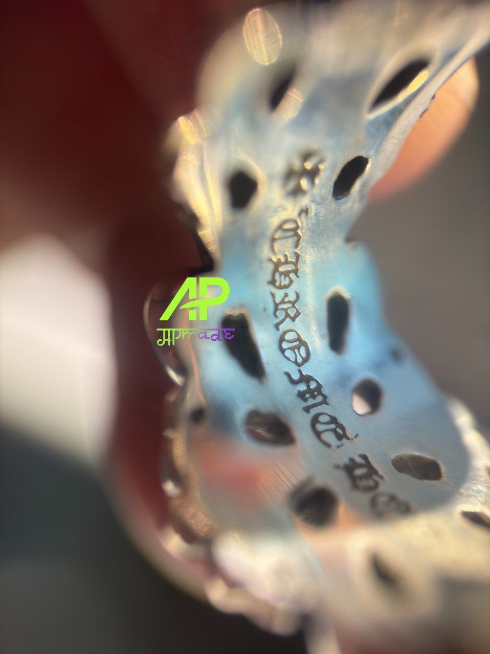 Chrome Hearts Double Floral Cross Ring