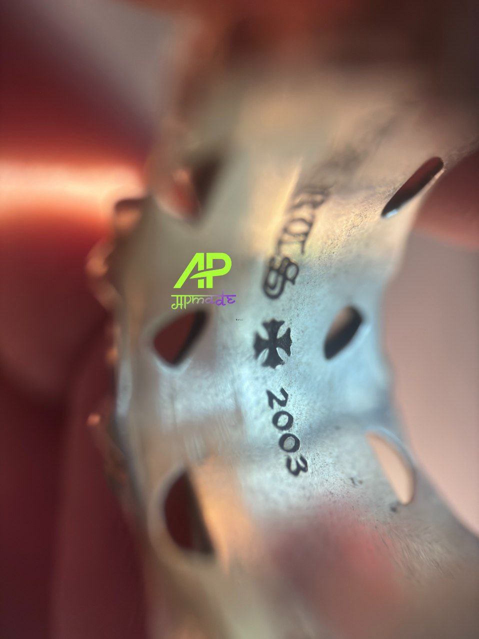 Chrome Hearts Cemetery Square Cross Ring