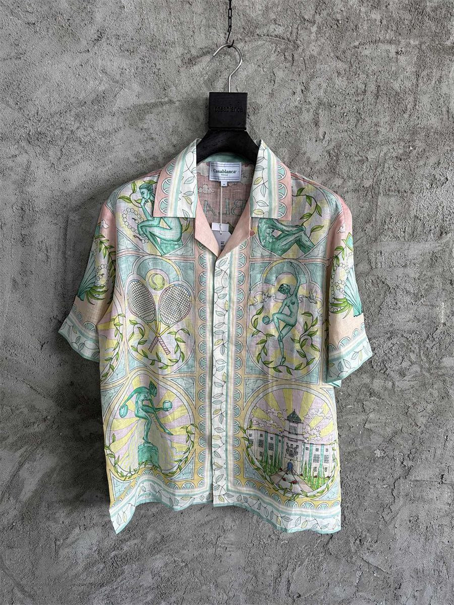 Casablanca Half Sleeve Shirt(Over 20 options)