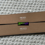 Prada Leather with Suede Belt