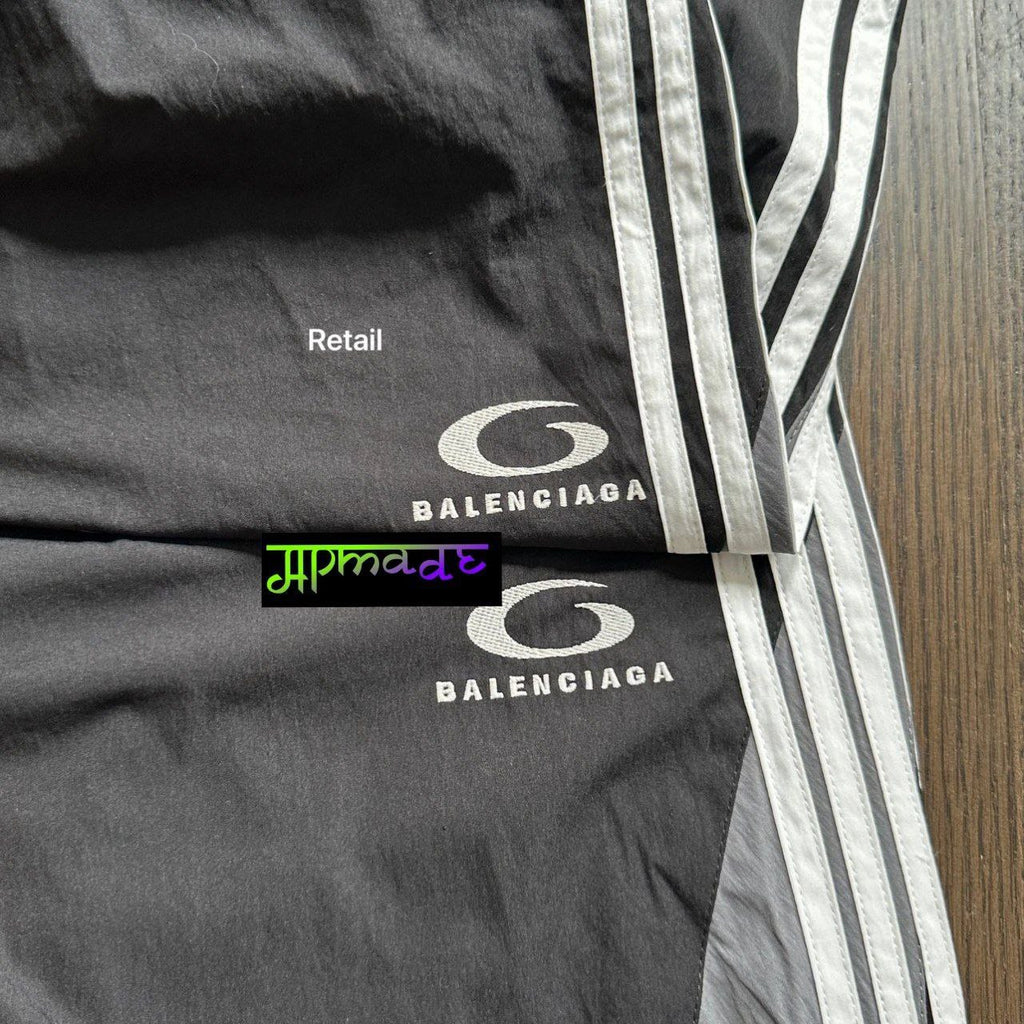 Balenciaga 24FW CUT-UP Baggy Track Pants