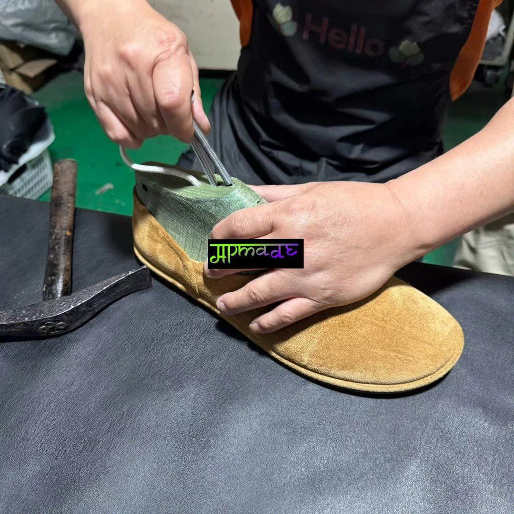 The Row Canal Slip-On Loafers (Light Suede)