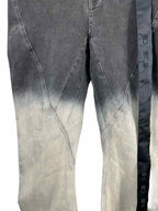 Rick Owens Bias Bootcut Jeans Black Pearl Degrade