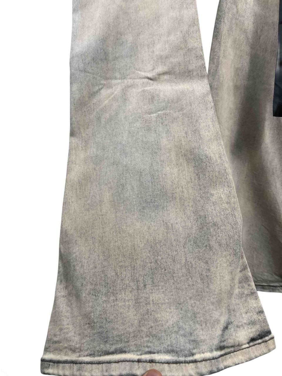 Rick Owens Bias Bootcut Jeans Black Pearl Degrade