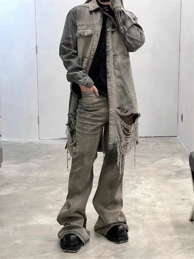Rick Owens DRKSHDW Bias Bootcut Jeans