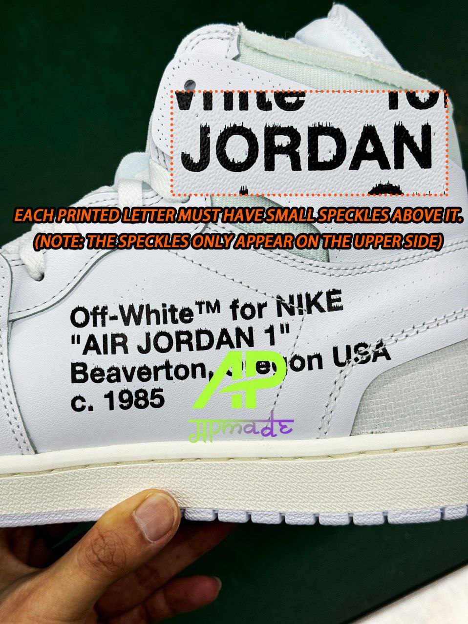 Air Jordan 1 Retro High Off-White Euro