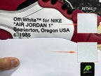 Air Jordan 1 Retro High Off-White Chicago