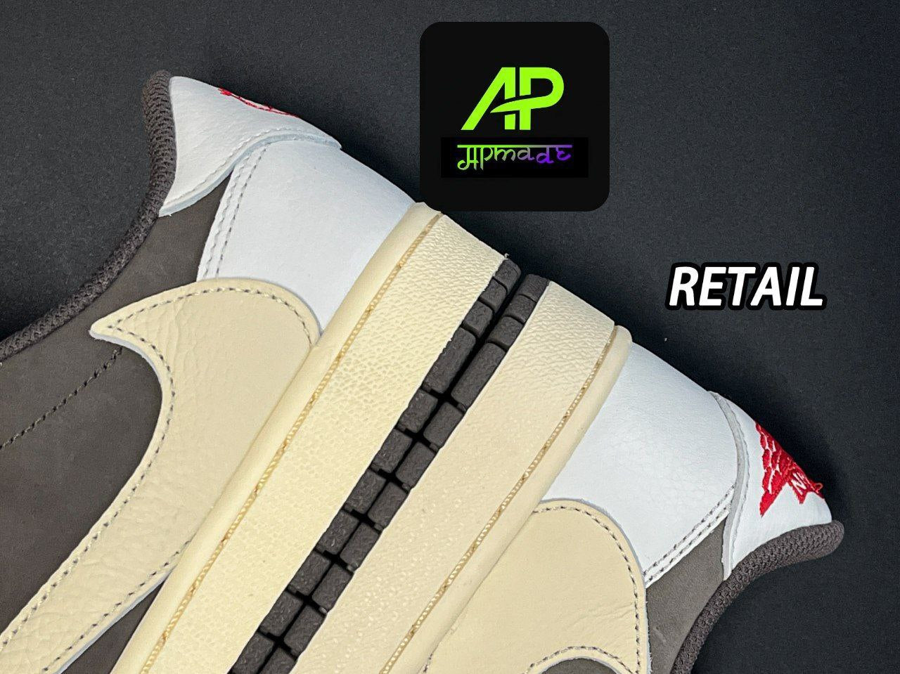 Air Jordan 1 Retro Low OG SP Travis Scott Reverse Mocha