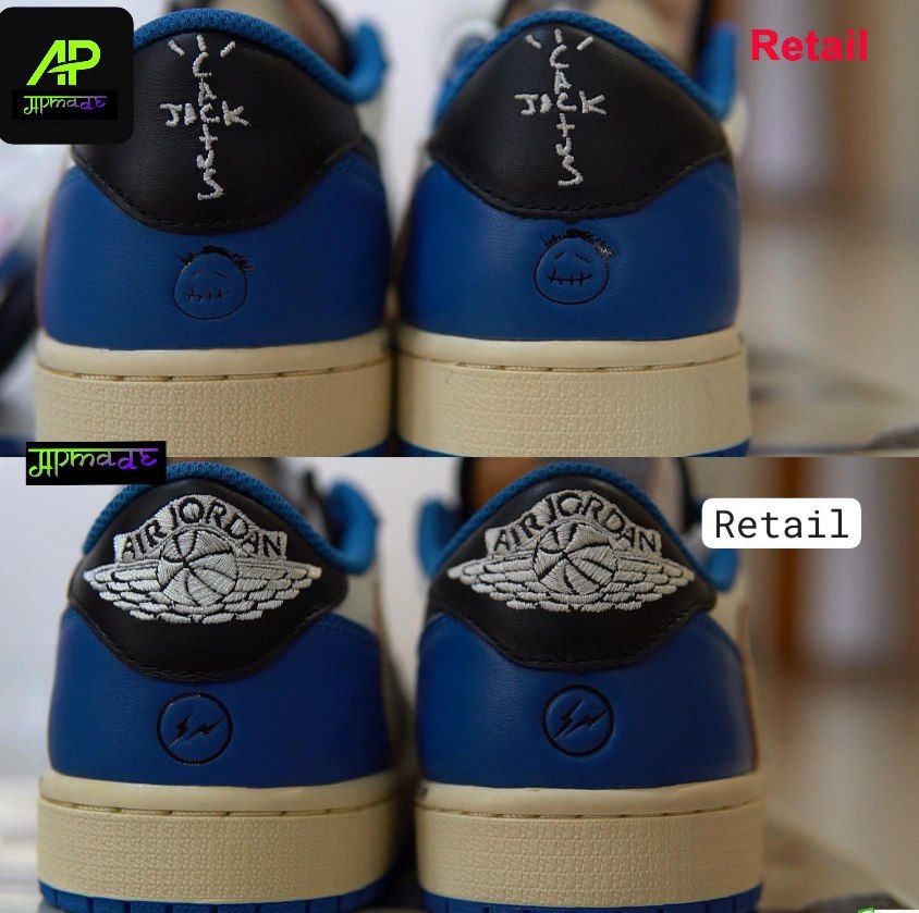 Air Jordan 1 Retro Low OG SP Fragment x Travis Scott