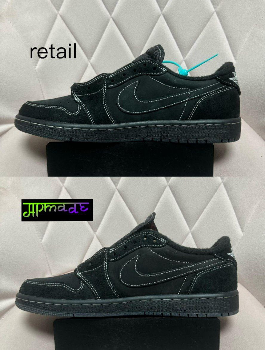 Air Jordan 1 Retro Low OG SP Travis Scott Black Phantom