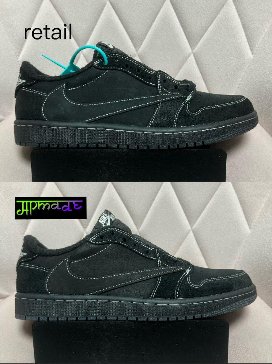 Air Jordan 1 Retro Low OG SP Travis Scott Black Phantom