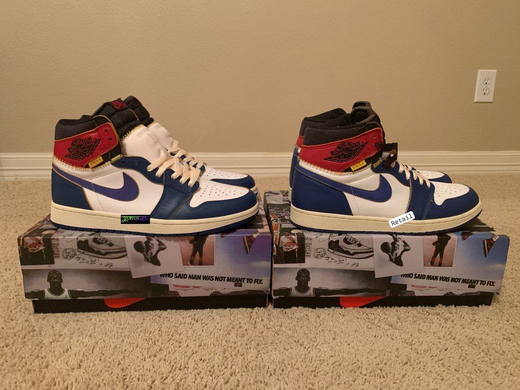 Air Jordan 1 Retro High Union Los Angeles Storm Blue
