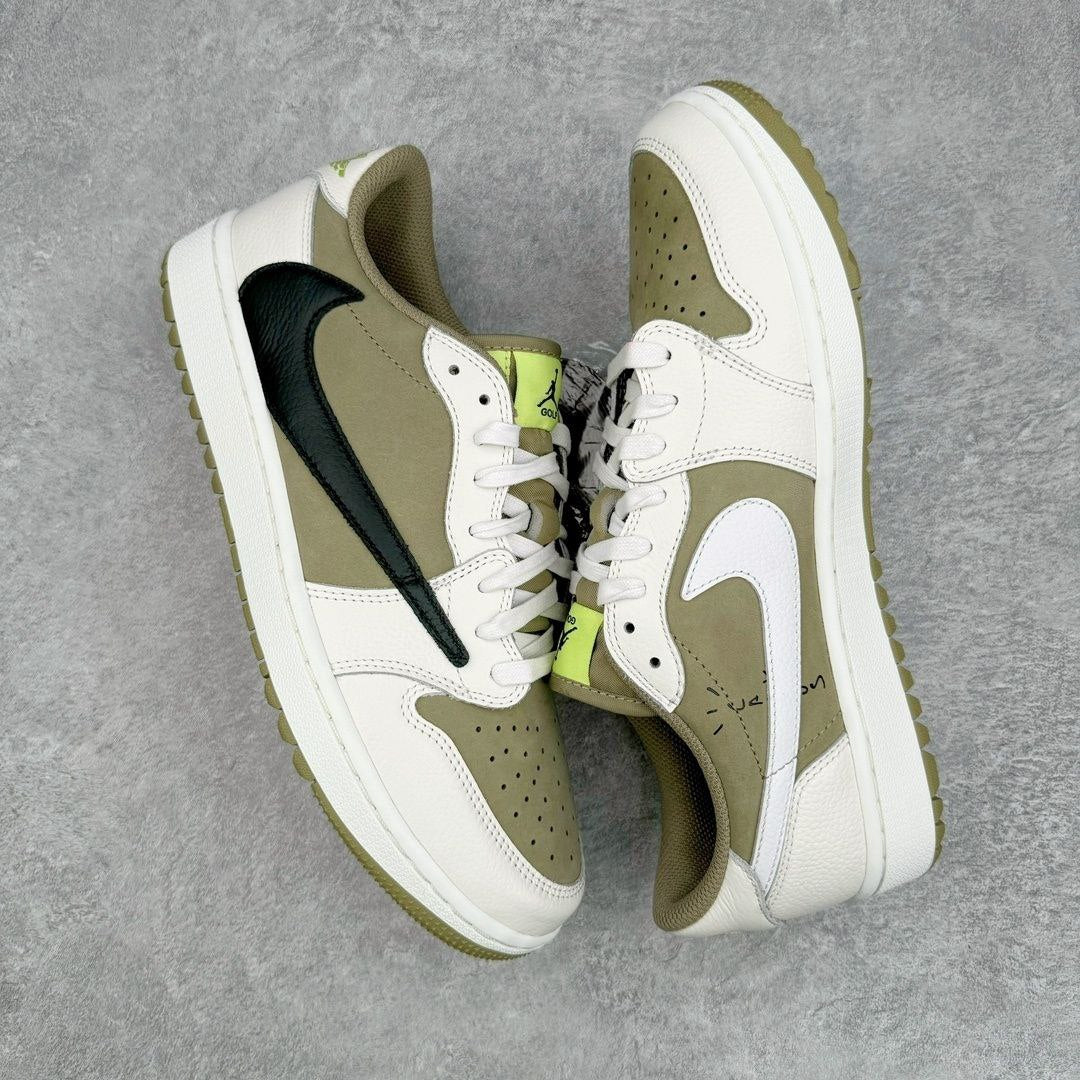 Air Jordan 1 Retro Low Golf Travis Scott Neutral Olive