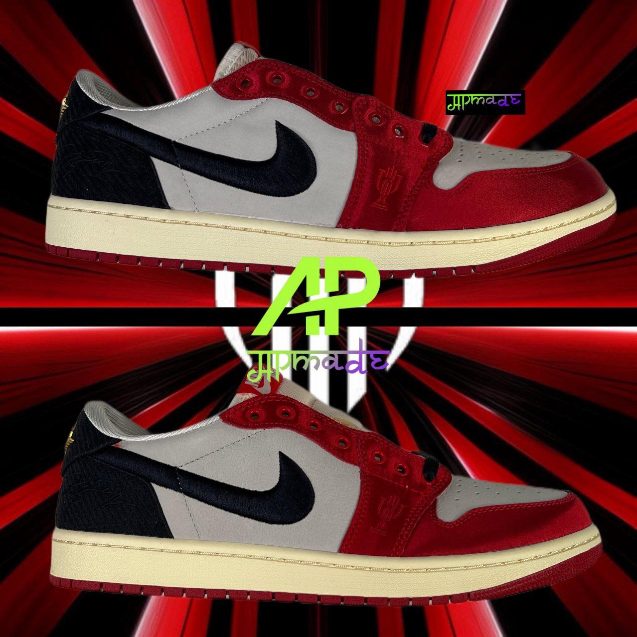 Air Jordan 1 Retro Low OG Trophy Room Rookie Card Away