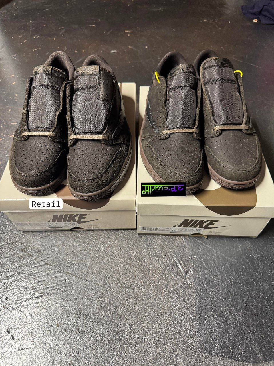 Jordan 1 Retro Low OG SP Travis Scott Velvet Brown