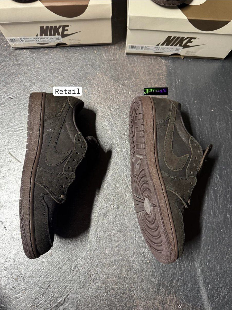 Jordan 1 Retro Low OG SP Travis Scott Velvet Brown
