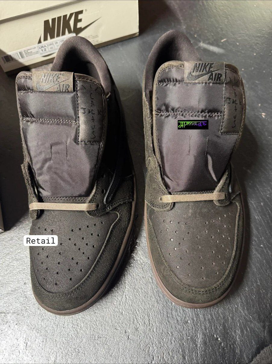 Jordan 1 Retro Low OG SP Travis Scott Velvet Brown