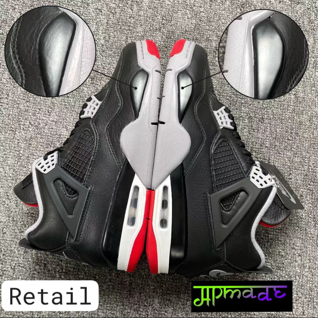 Air Jordan 4 Retro Bred Reimagined