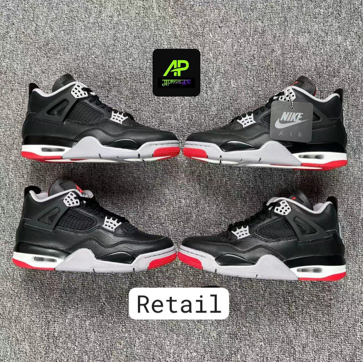 Air Jordan 4 Retro Bred Reimagined