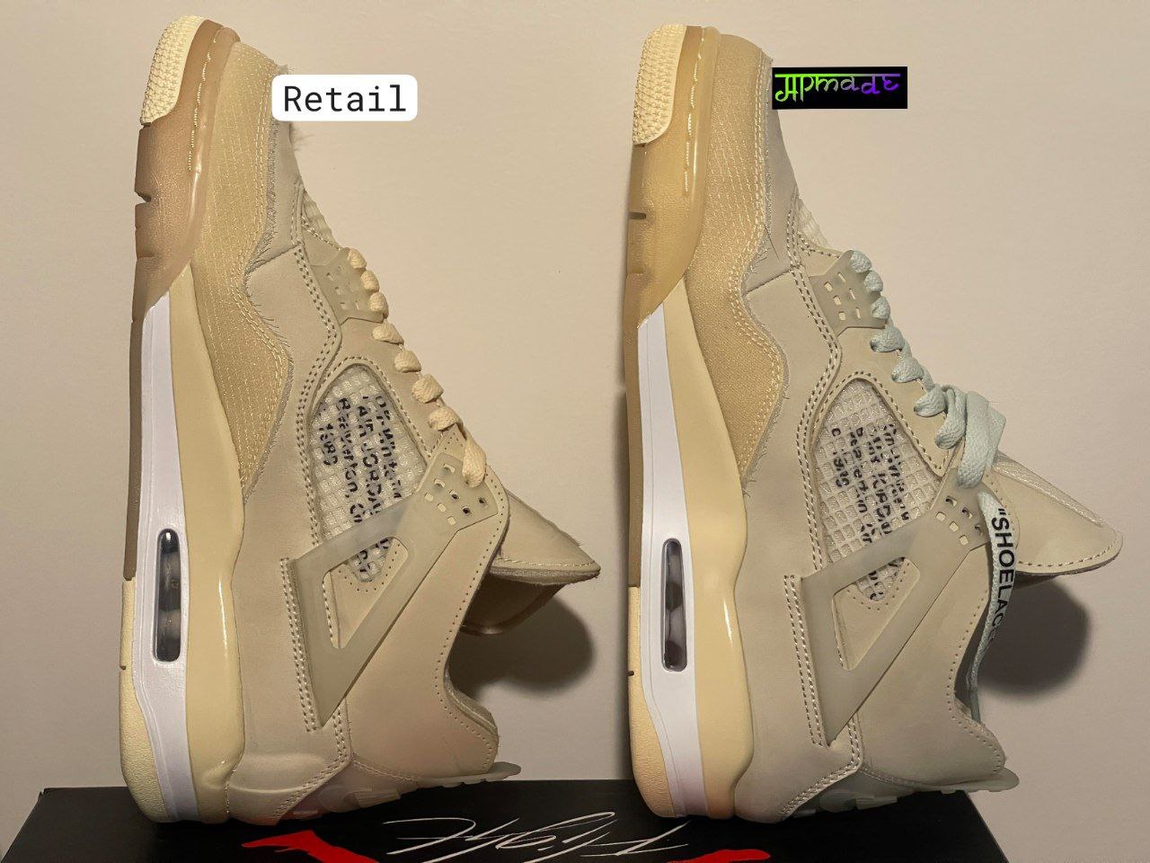Air Jordan 4 Retro Off-White Sail