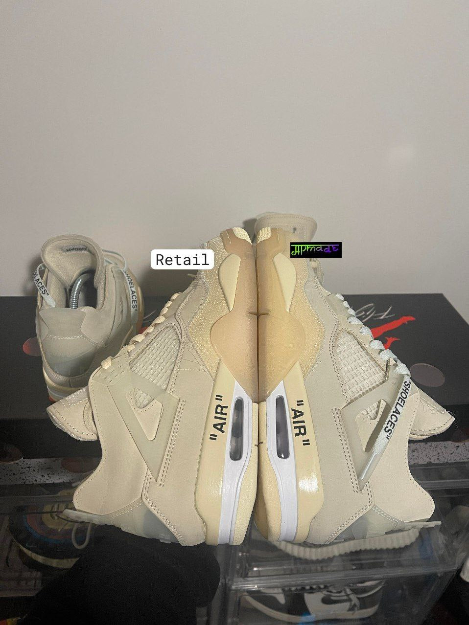 Air Jordan 4 Retro Off-White Sail