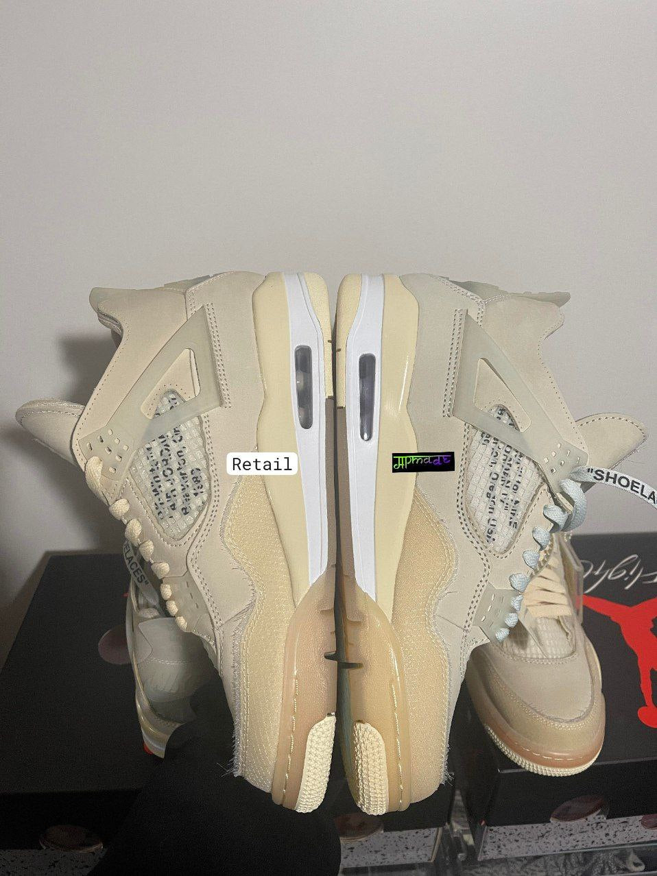 Air Jordan 4 Retro Off-White Sail