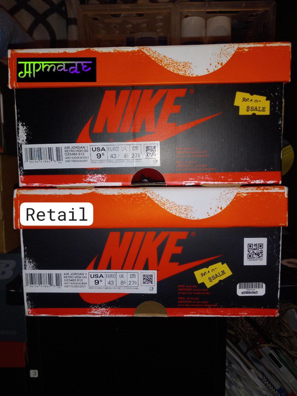 Air Jordan 1 Retro High OG Chicago Lost and Found